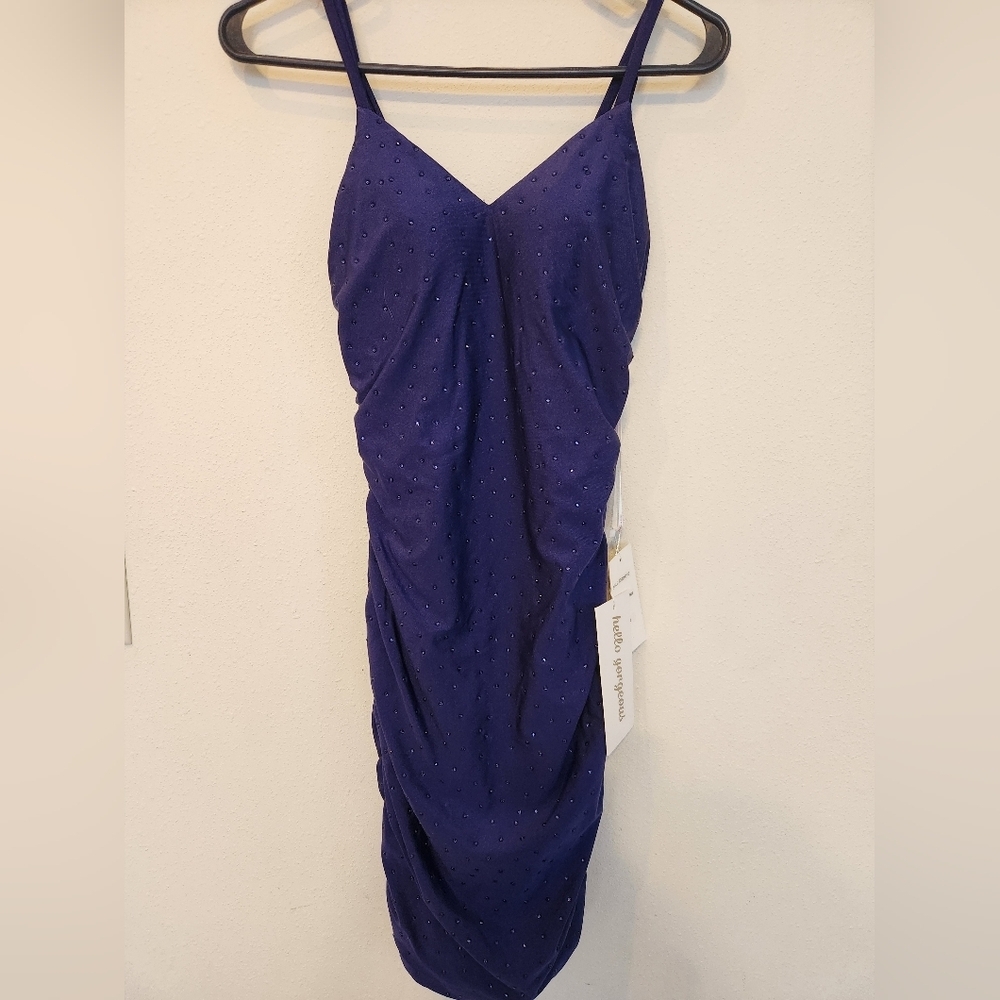 Prom Girl Brand Homecoming Dress Size XS Sapphire Blue NWT